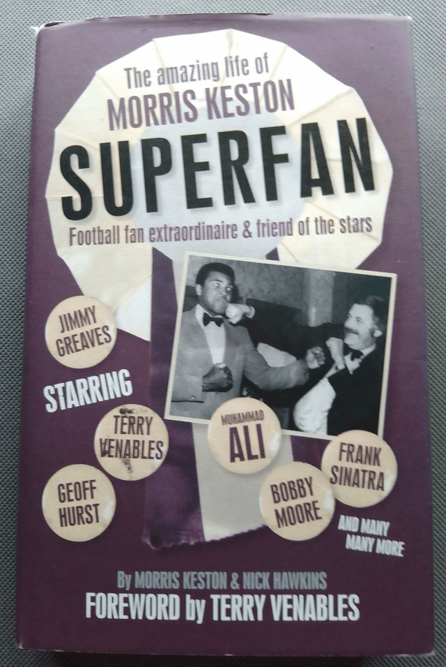 SUPERFAN by Morris Keston & Nick Hawkins SIGNED Hardback  ISBN:  9781905326792