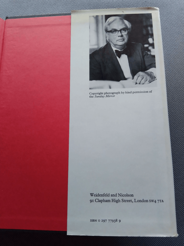 TO THE POINT Signed Presentation Copy, hardback by Woodrow Wyatt.  First Edition.  Illustrated.  ISBN:  0297779389
